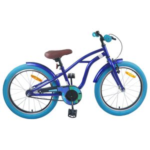vidaXL Kids Bike 20'' for 6-11 Years Old Dark Blue