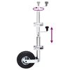 vidaXL Jockey Wheel for Trailer with Split Clamp 48 mm Galvanised Steel