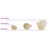 vidaXL Garden Stones Gold 12 cm Glass