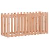 vidaXL Garden Raised Bed with Fence Design 150x50x70 cm Solid Wood Douglas