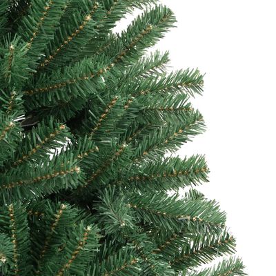 vidaXL Artificial Hinged Christmas Tree with Stand Green 180 cm