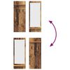 vidaXL Wall-Mounted Coat Rack Old Wood 70 x 10 x 90 cm Engineered wood