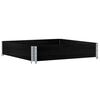 vidaXL Garden Planter Black 100x100 cm Solid Wood Pine