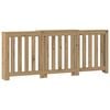 vidaXL Radiator Cover Artisian Oak 205x21.5x83.5 cm Engineered Wood
