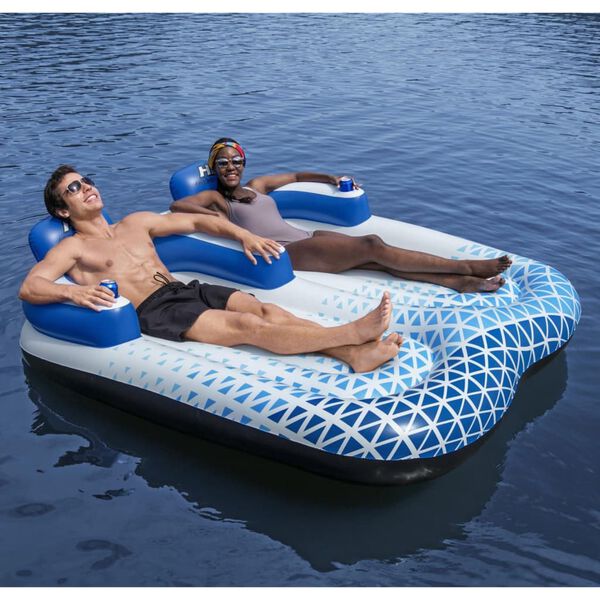 Bestway Waved Double Float Lounge Hydro-Force Indigo 183 cm