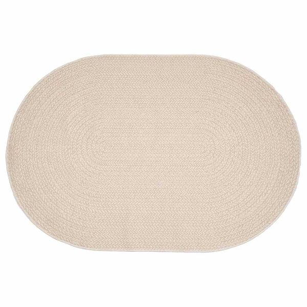 vidaXL Rug ZIZUR Cream 230 x 160 cm Polypropylene