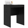 vidaXL Desk Black oak 60 x 50 x 76 cm Engineered wood