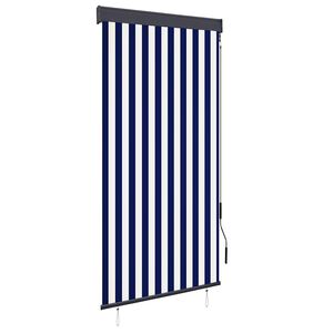 vidaXL Outdoor Roller Blind 100x250 cm Blue and White