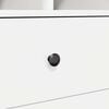 vidaXL Desk with Drawer 2 pcs White