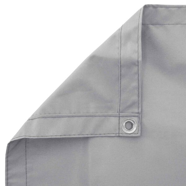 vidaXL Balcony Screen Light Grey 100 x 400 cm Oxford Fabric