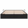 vidaXL Storage Bed with Mattress Black 135 x 190 cm Fabric