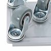 vidaXL Furniture Rollers 4 pcs with Lifter 17.5x16x7.5 cm Steel 1600 kg