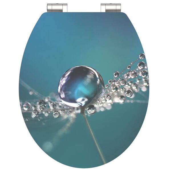 SCH&Uuml;TTE High Gloss Seat with Soft-Close WATER DROP MDF