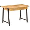 vidaXL Desk with Drawers 105x55x70 cm Solid Wood Mango and Iron
