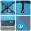vidaXL Family Tent Cabin 6-Person Blue Waterproof