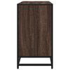 vidaXL Bathroom Sink Cabinet Brown Oak 65x33x60 cm Engineered Wood