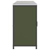 vidaXL Kitchen Storage Set 3 pcs Olive Green Cold-rolled Steel