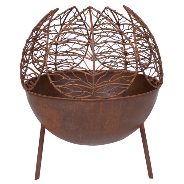 RedFire Handmade Garden Fireplace Narfi Rust Steel
