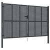 vidaXL Garden Gate Anthracite 300x175 cm Steel