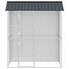 vidaXL Bird Cage Anthracite 215 x 110 x 247 cm Galvanised Steel