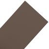 vidaXL Garden Edgings 5 pcs Brown 10 m 20 cm Polyethylene