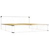 vidaXL Bed Frame without Mattress White Metal 180x200 cm Super King