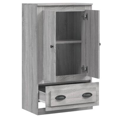 vidaXL Highboard Grey Sonoma 60x35.5x103.5 cm Engineered Wood