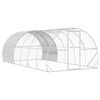 vidaXL Chicken Coop Silver 600 x 300 x 200 cm Galvanised Steel