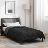 vidaXL Winter Duvet Black and Anthracite 155 x 220 cm Microfiber