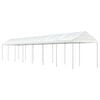 vidaXL Gazebo with Roof White 15.61x2.28x2.69 m Polyethylene