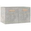 vidaXL Wall Cabinet Concrete Grey 60x36.5x35 cm Engineered Wood