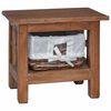 vidaXL Side Table Brown 38 x 28 x 35 cm Solid Mahogany wood