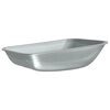 vidaXL Wheelbarrow Tray Replacement Silver 80 x 60 x 25 cm Steel