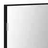 vidaXL Mirror Black oak 80 x 37 cm Glass and Engineered Wood