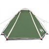 vidaXL Camping Tent Dome 4-Person Green Waterproof