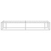 vidaXL Bed Frame without Mattress White 120x200 cm Metal