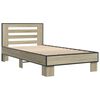 vidaXL Bed Frame without Mattress Sonoma Oak 100x200 cm