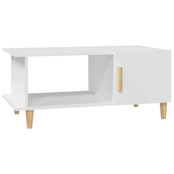 vidaXL Coffee Table White 90x50x40 cm Engineered Wood