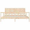vidaXL Bed Frame without Mattress 200x200 cm Solid Wood Pine