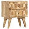 vidaXL Bedside Cabinet 40x30x50 cm Solid Mango Wood