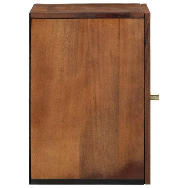 vidaXL Wall Cabinet Honey Brown 38 x 33 x 48 cm Solid Mango Wood