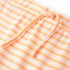 Kids' Straight Skirt with Stripes Fluorescent Orange 116