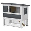 Ferplast Rabbit Hutch "Grand Lodge 120" Plastic Grey 57085360