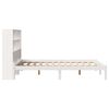 vidaXL Bookcase Bed without Mattress White 120x200 cm Solid Wood Pine