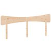 vidaXL Headboard 200 cm Solid Wood Pine