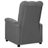 vidaXL Recliner Chair Light Grey Fabric