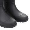 vidaXL Rain Boots Black Size 44 PVC