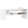 vidaXL TV Cabinet High Gloss White 100x40x40 cm Engineered Wood