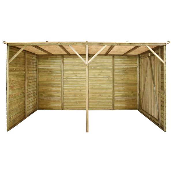 vidaXL Garden House Shed 315x159x178 cm Impregnated Pinewood
