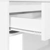 vidaXL Bedroom Dressing Tables High Gloss White 80 x 39.6 x 135 cm